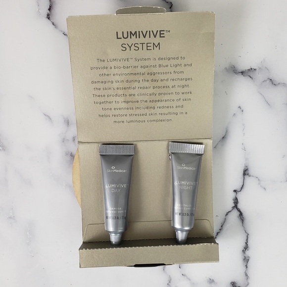 Skinmedica LUMIVIVE Day Damage Defense Serum + Night Revitalize Repair Complex